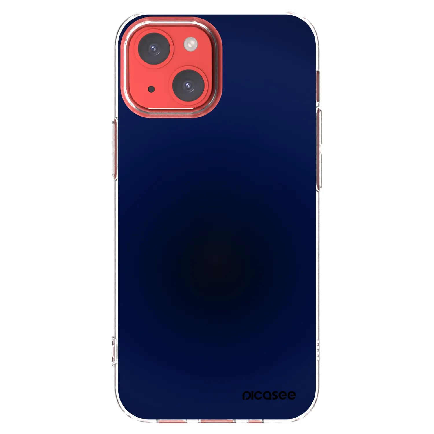 Picasee silikonski prozorni ovitek za Apple iPhone 13 mini - Deep Ocean