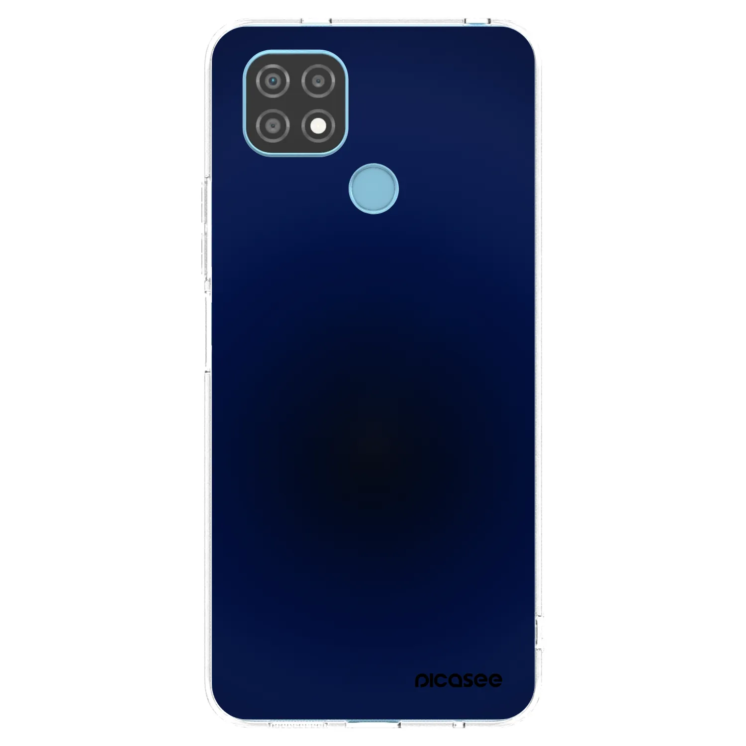 Picasee silikonski prozorni ovitek za Realme C21 - Deep Ocean