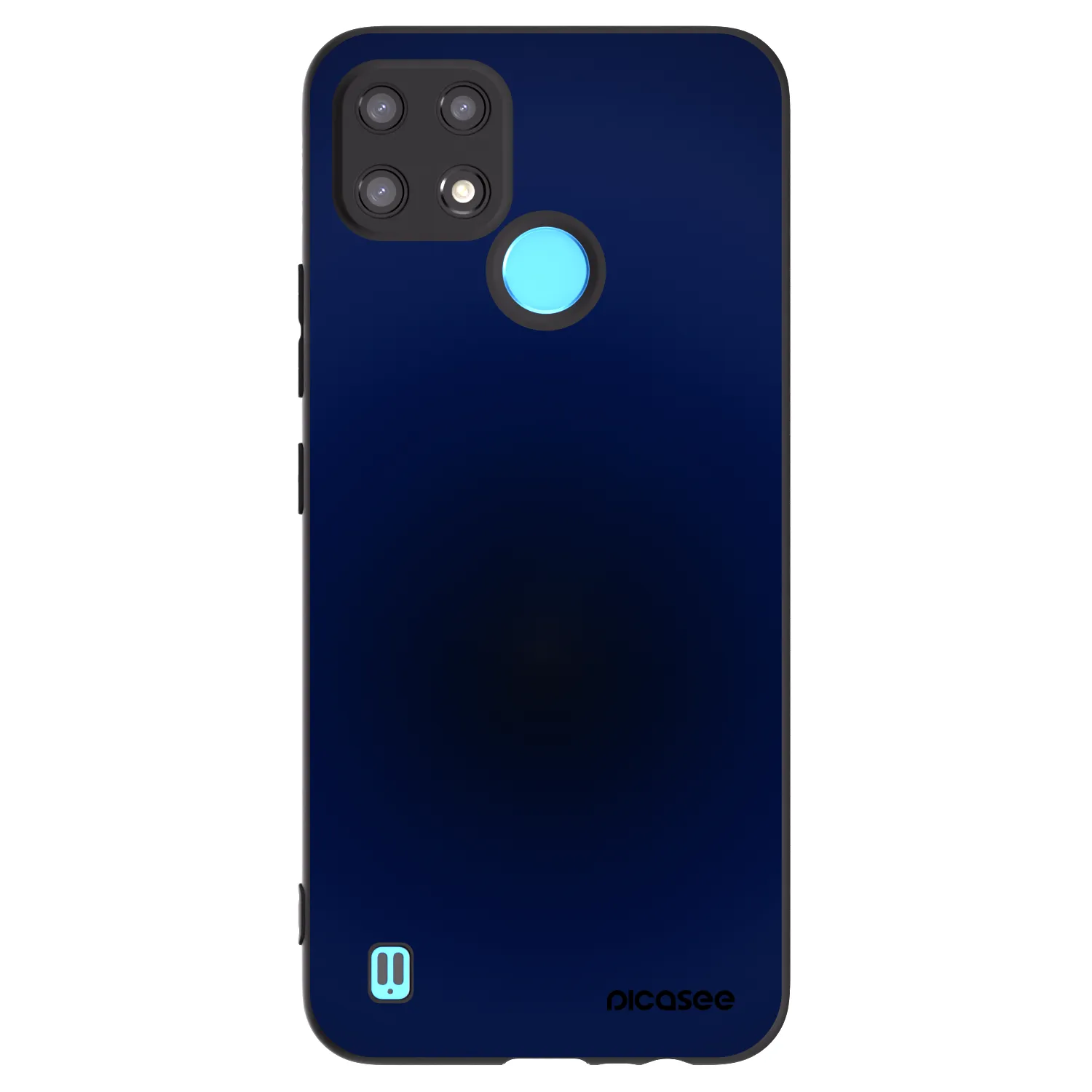 Picasee silikonski črni ovitek za Realme C21 - Deep Ocean