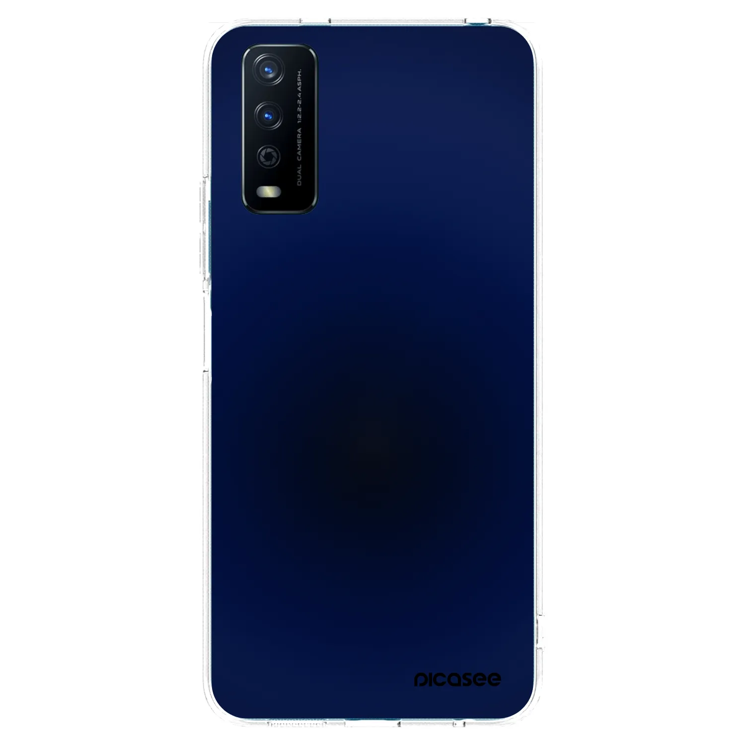 Picasee silikonski prozorni ovitek za Vivo Y11s - Deep Ocean