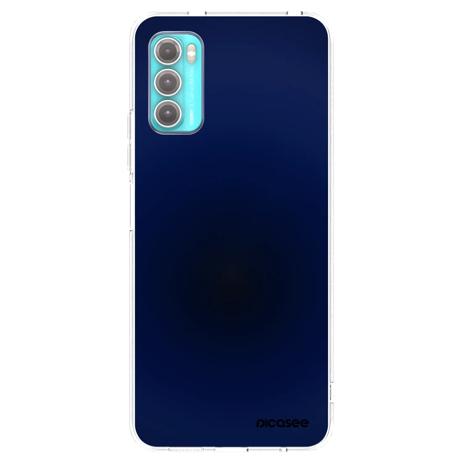 Picasee silikonski prozorni ovitek za Motorola Moto G60 - Deep Ocean