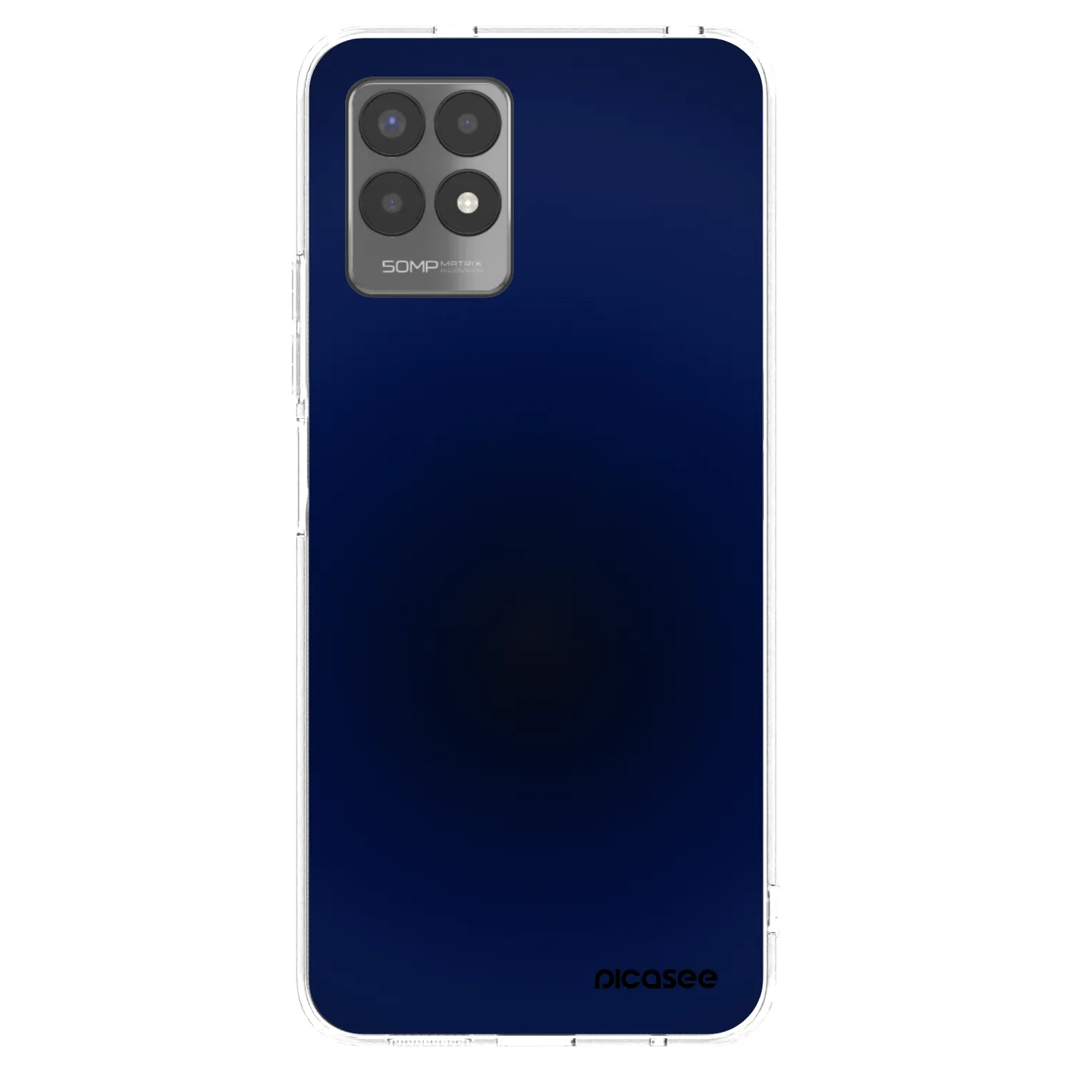 Picasee silikonski prozorni ovitek za Realme 8i - Deep Ocean