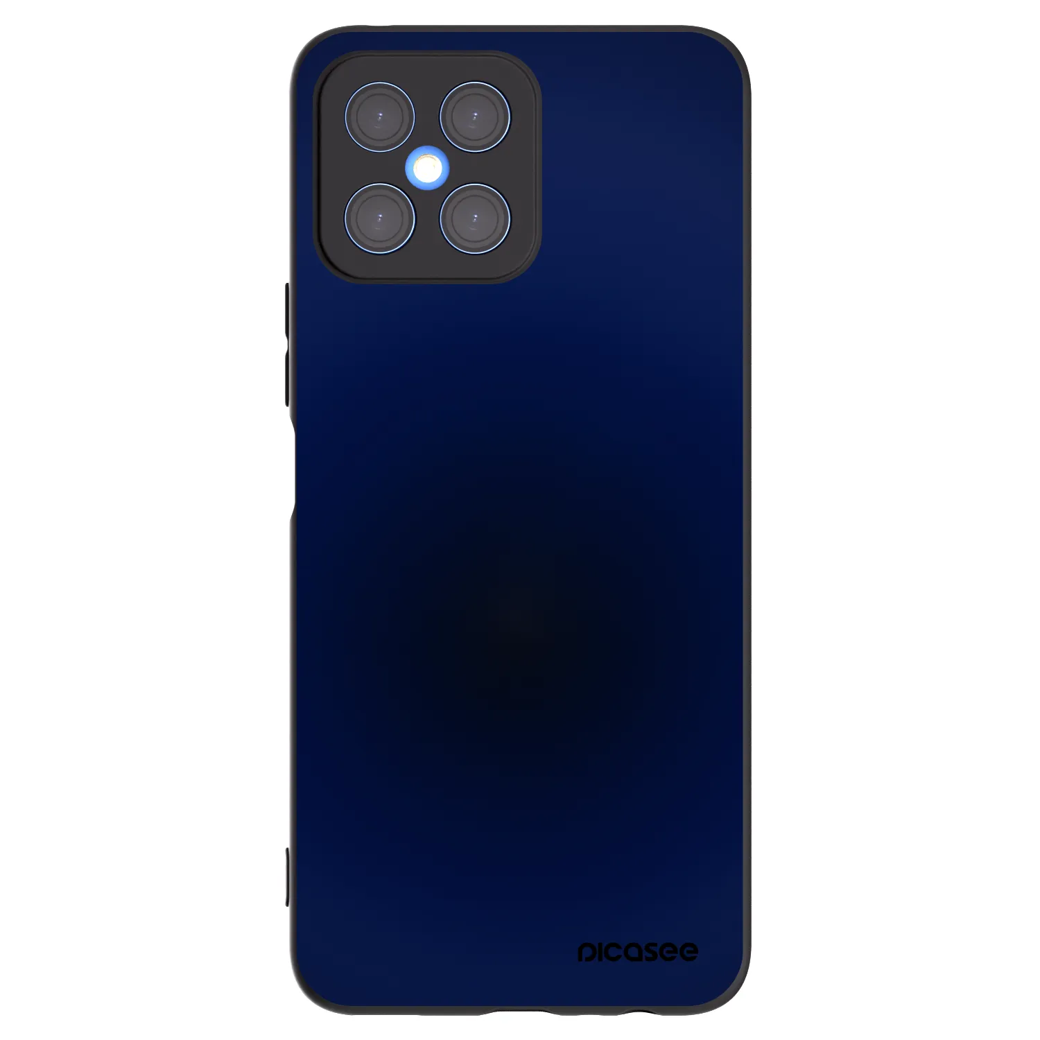 Picasee silikonski črni ovitek za Honor X8 4G - Deep Ocean