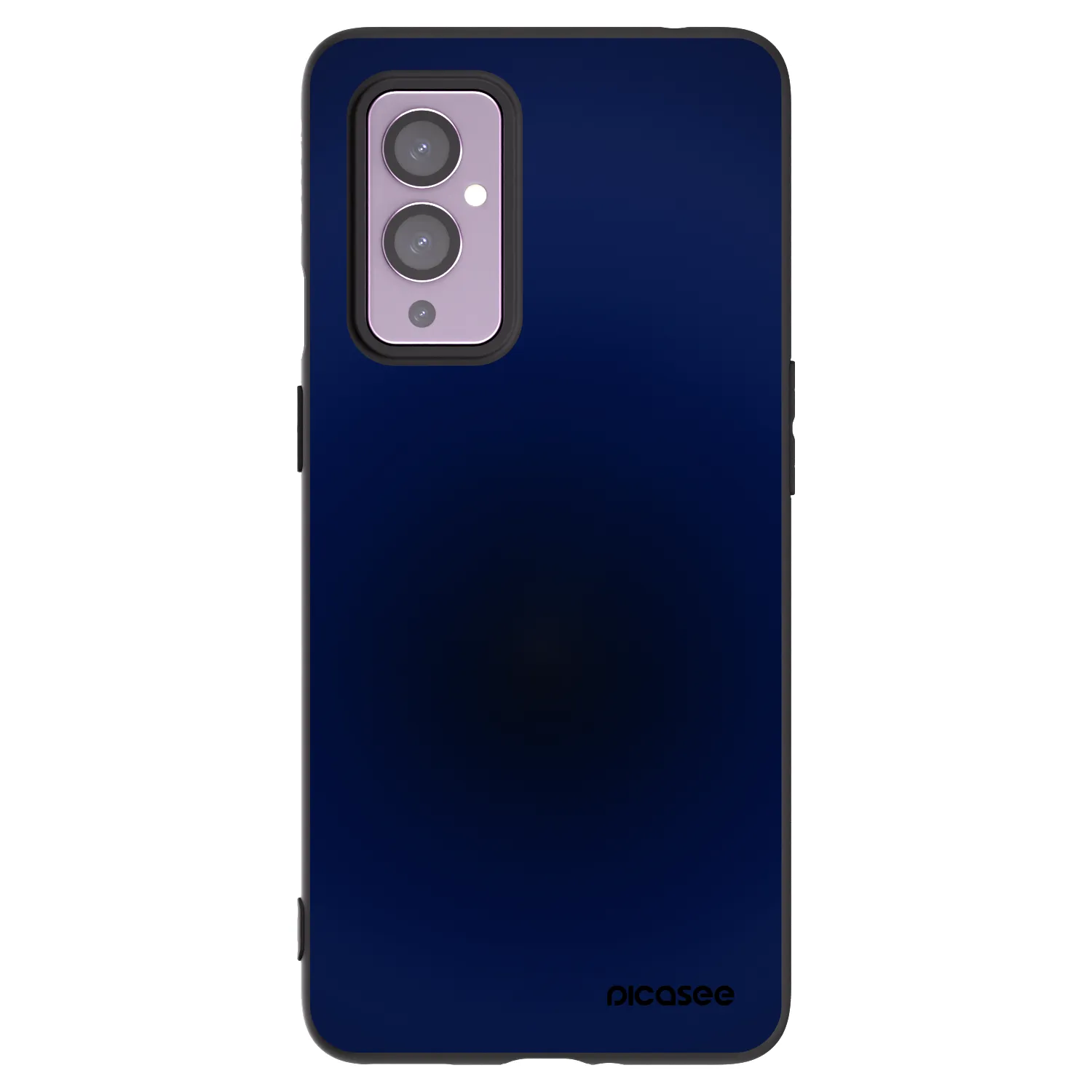 Picasee silikonski črni ovitek za OnePlus 9 - Deep Ocean