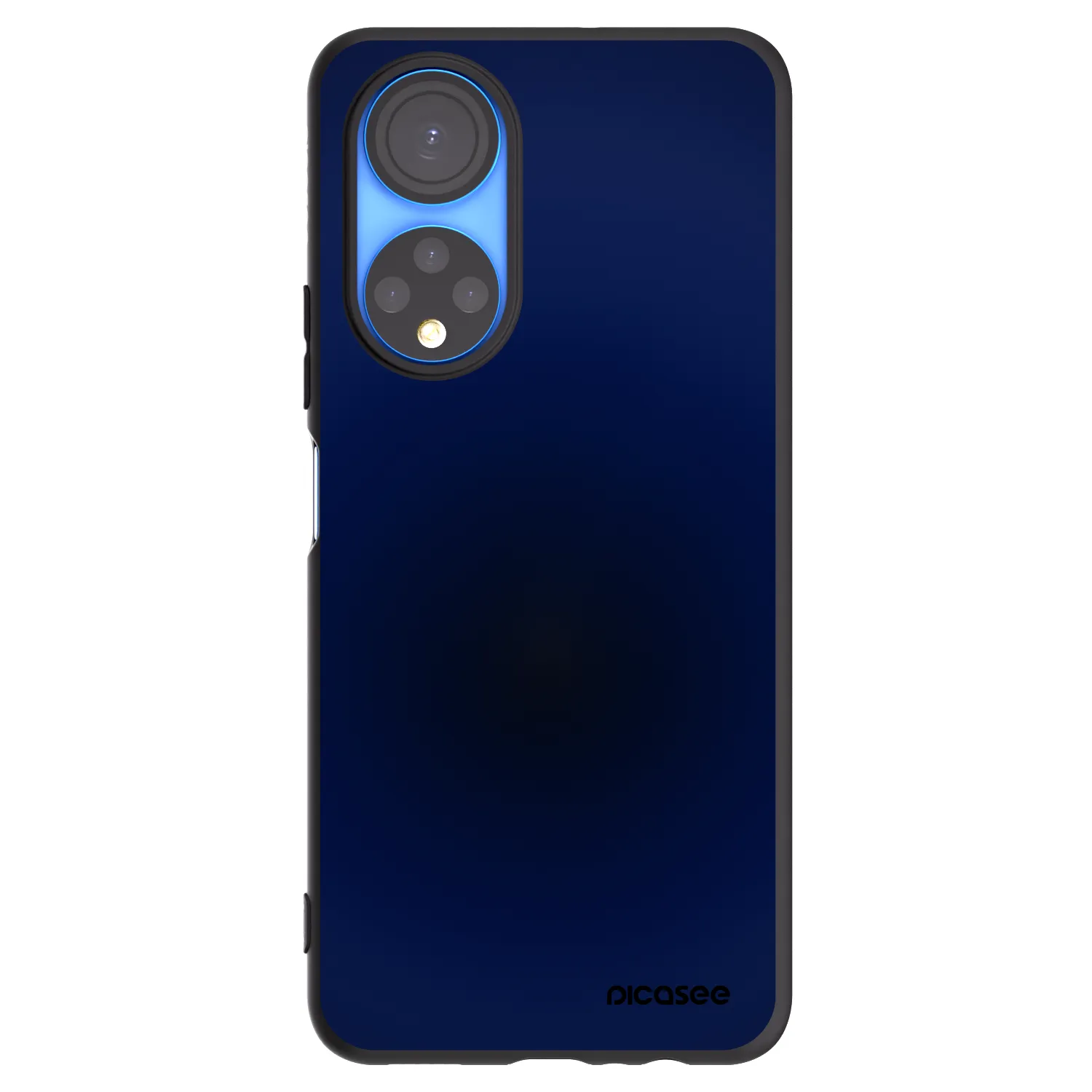 Picasee silikonski črni ovitek za Honor X7 - Deep Ocean