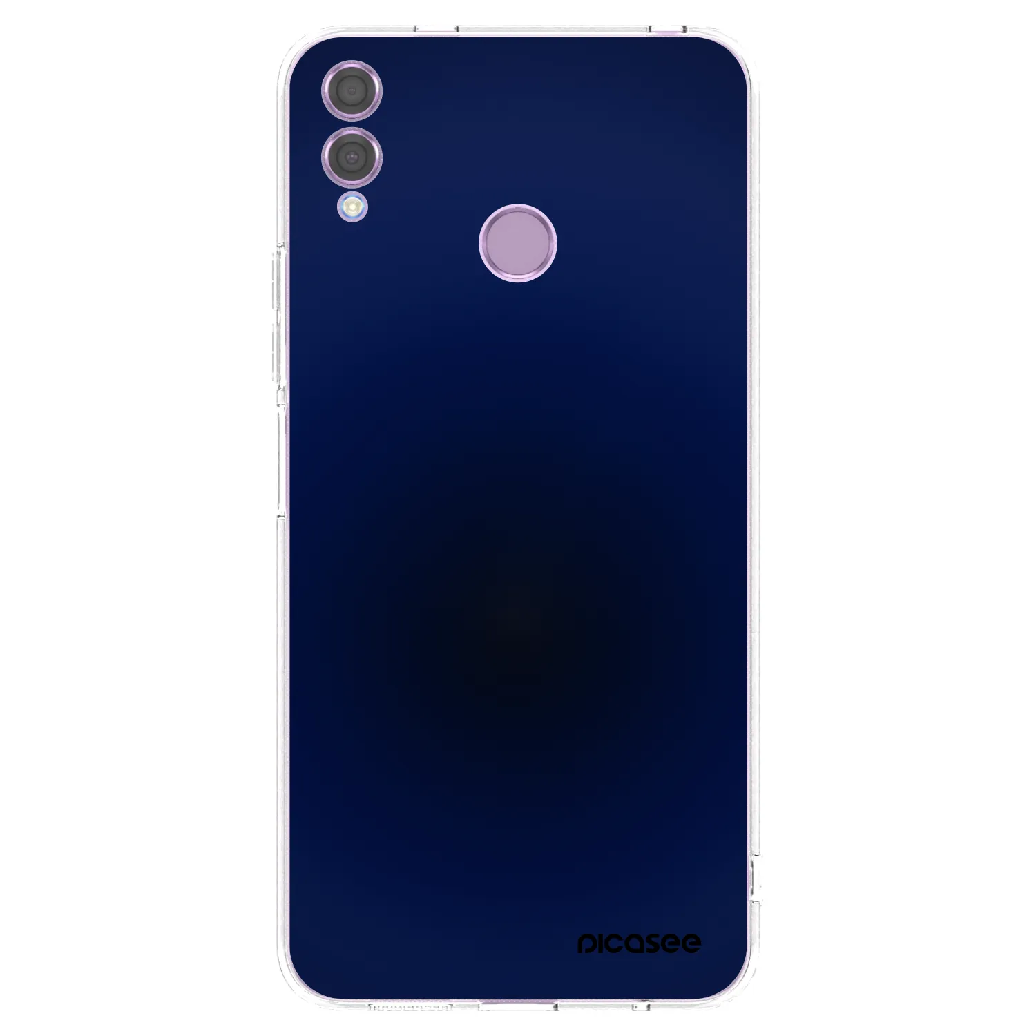Picasee silikonski prozorni ovitek za Honor 8X - Deep Ocean
