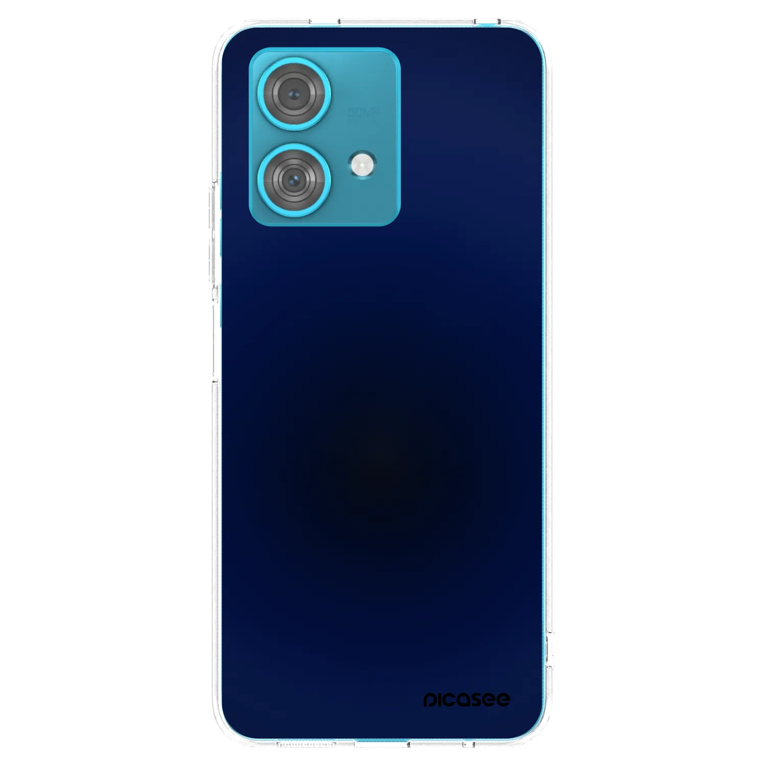 Picasee silikonski prozorni ovitek za Motorola Edge 40 Neo - Deep Ocean