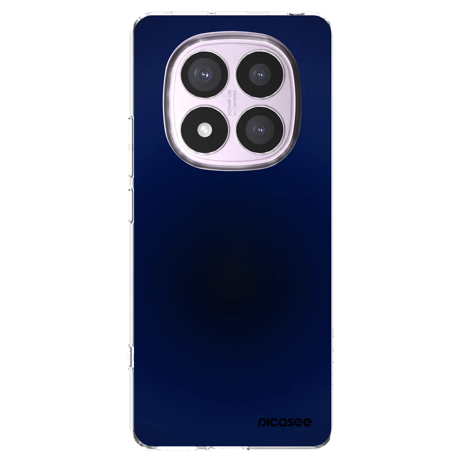 Picasee silikonski prozorni ovitek za Xiaomi Redmi Note 14 Pro 5G - Deep Ocean