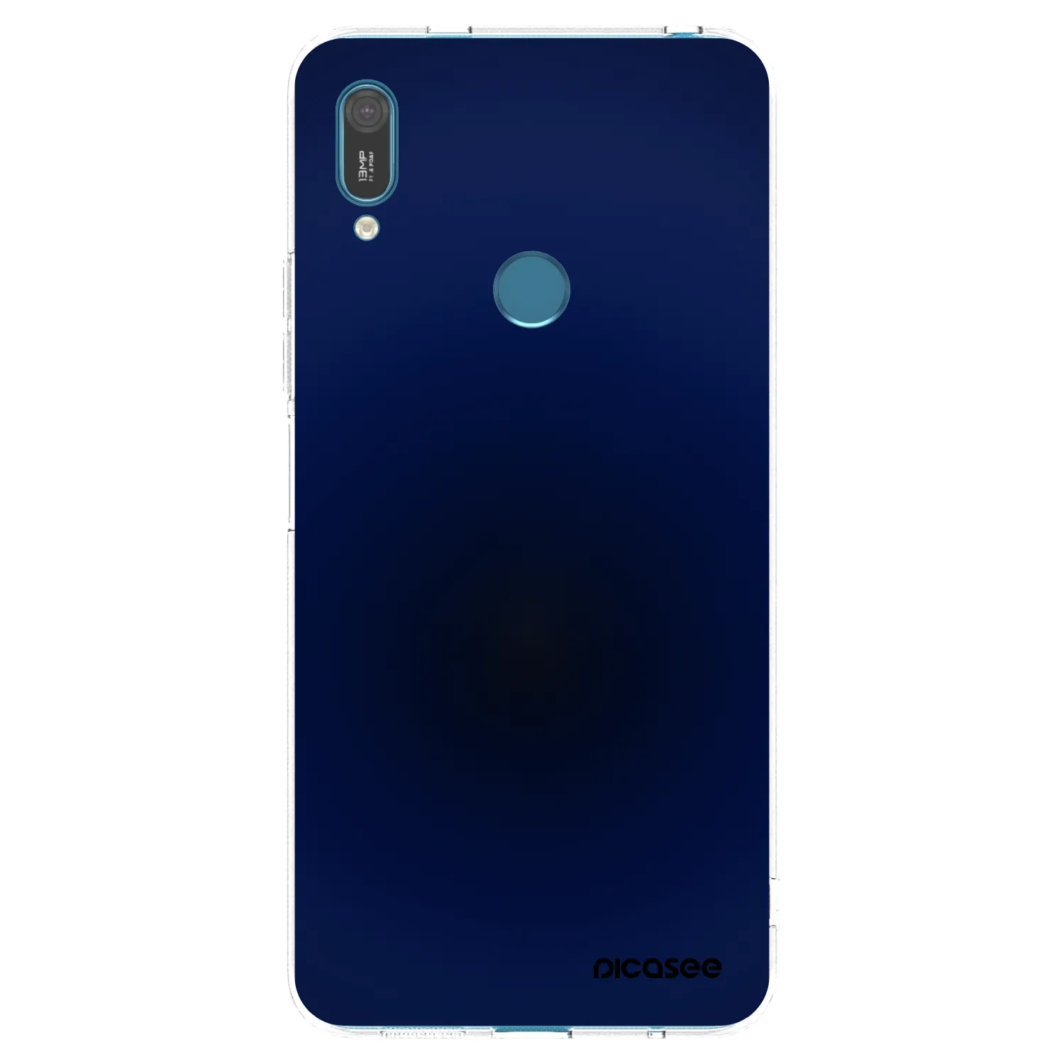Picasee silikonski prozorni ovitek za Huawei Y7 2019 - Deep Ocean