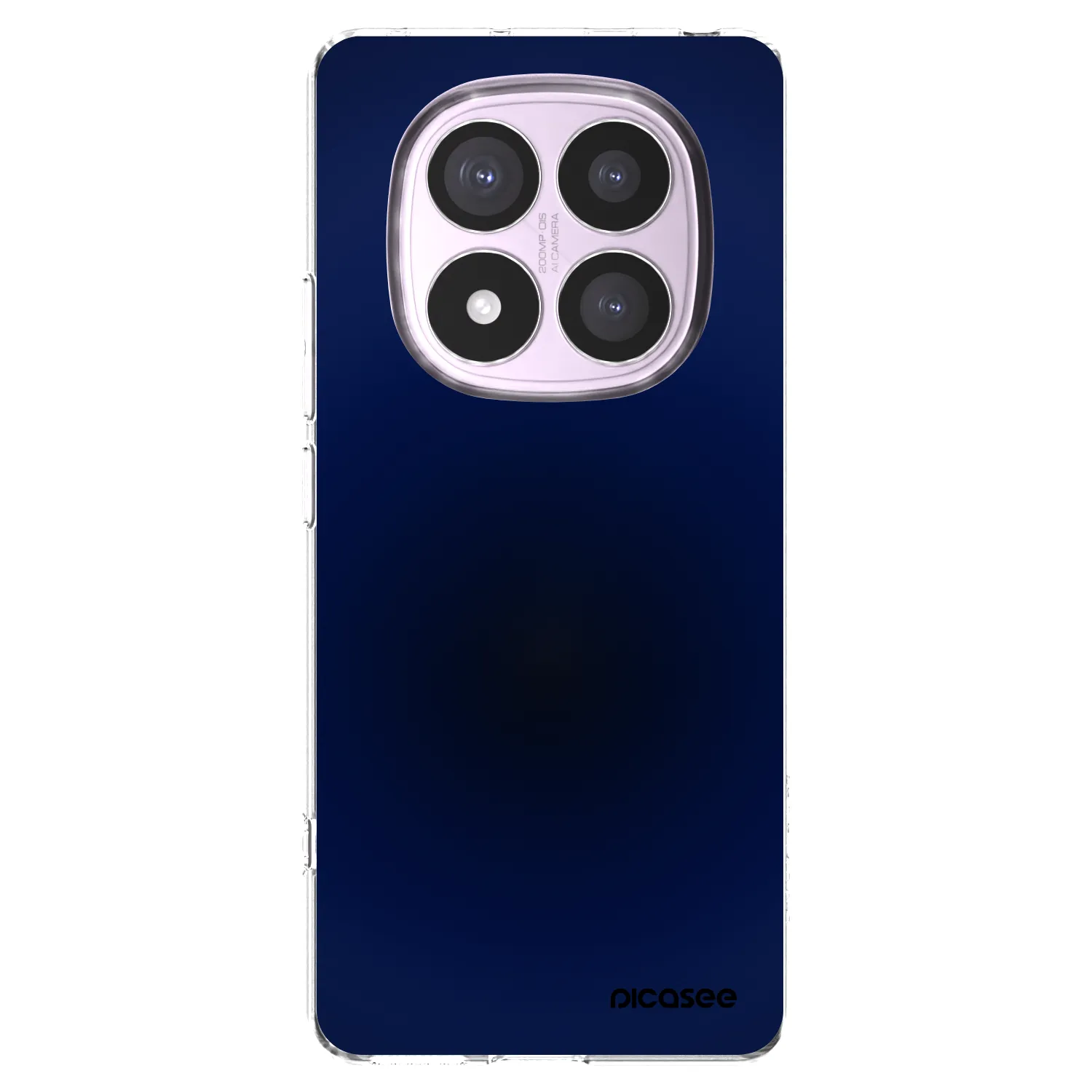 Picasee silikonski prozorni ovitek za Xiaomi Redmi Note 14 Pro 4G - Deep Ocean