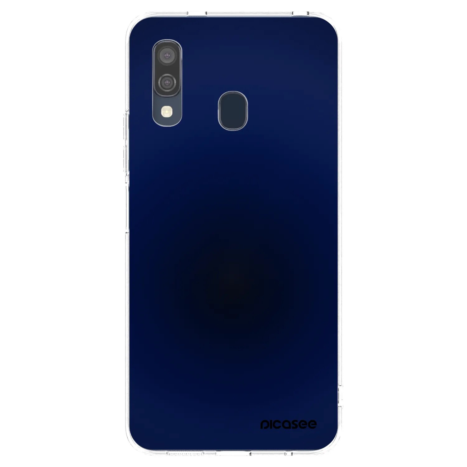 Picasee silikonski prozorni ovitek za Samsung Galaxy A40 A405F - Deep Ocean