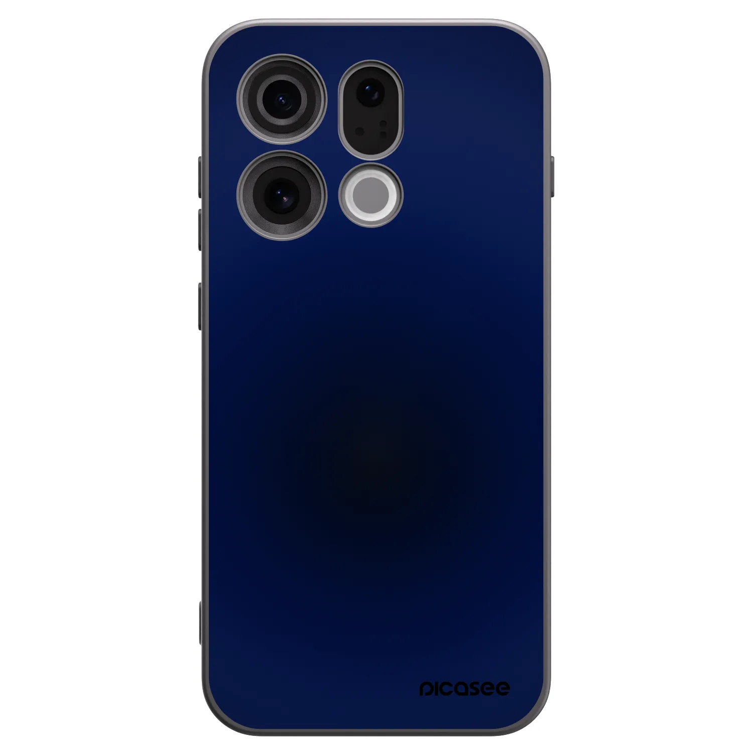 Picasee silikonski črni ovitek za OPPO Find X9 - Deep Ocean