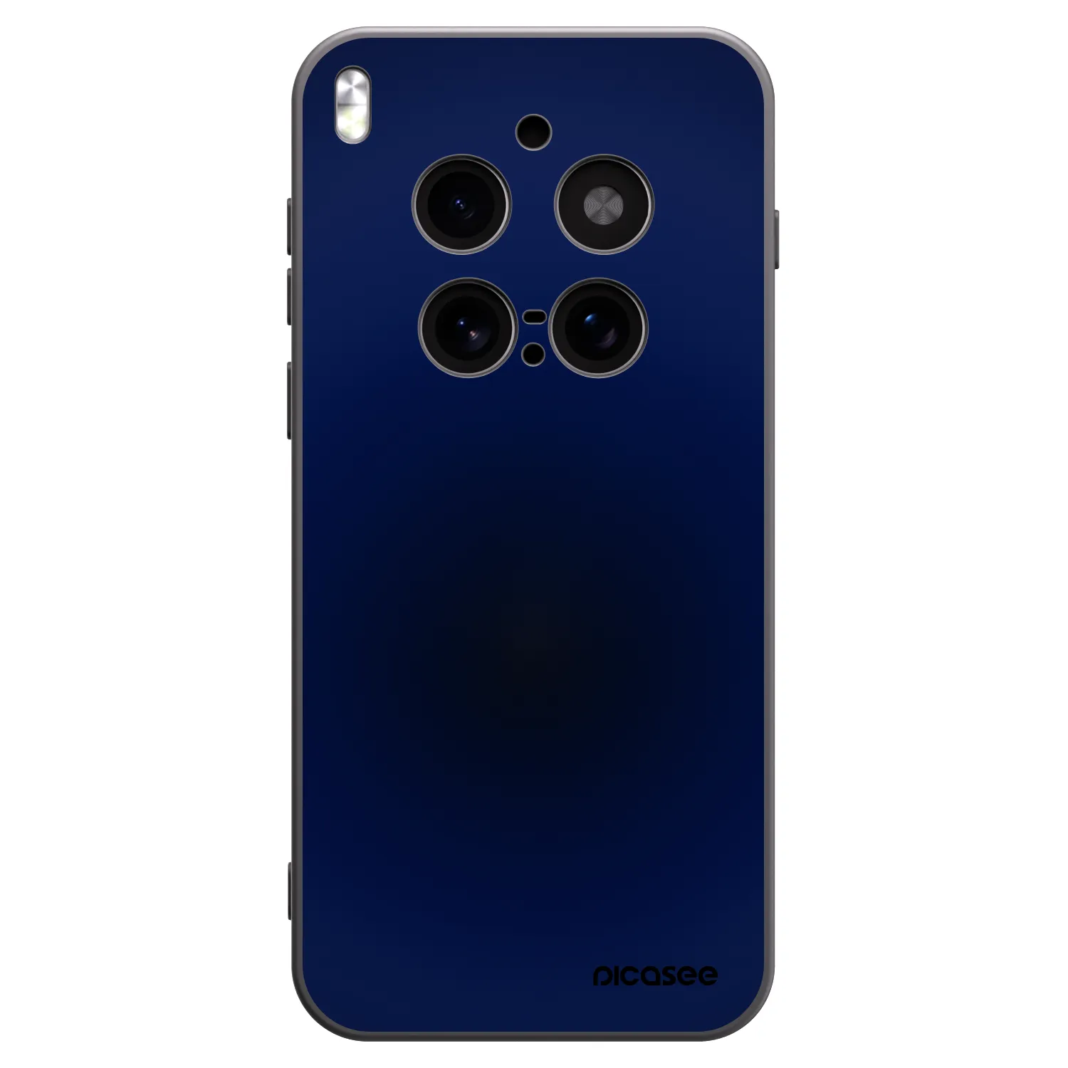 Picasee silikonski črni ovitek za Vivo X300 Pro - Deep Ocean