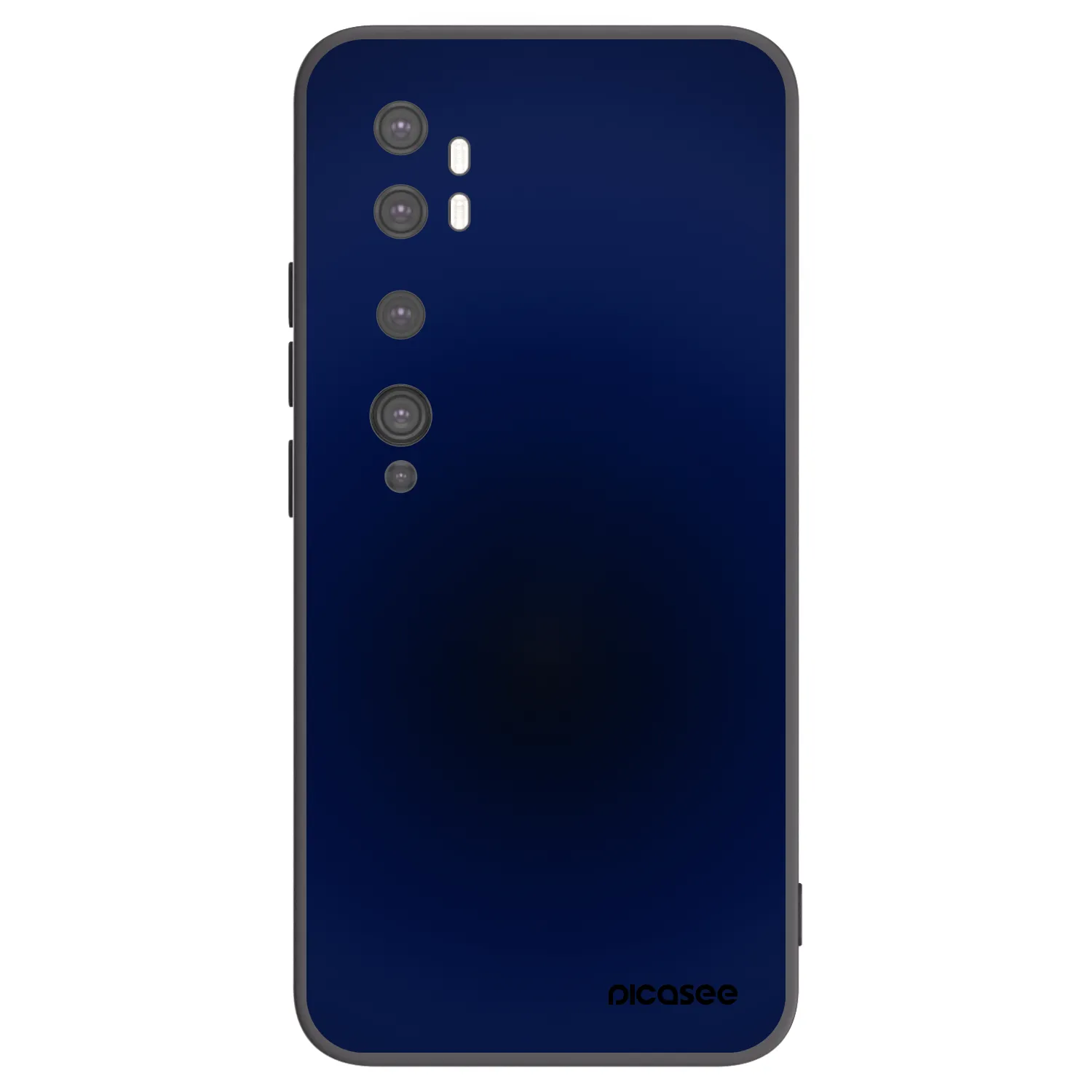 Picasee silikonski črni ovitek za Xiaomi Mi Note 10 (Pro) - Deep Ocean