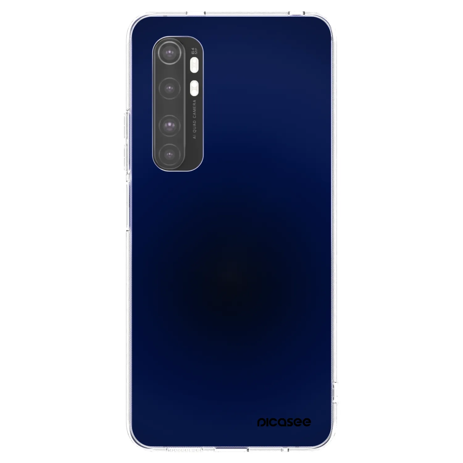 Picasee silikonski prozorni ovitek za Xiaomi Mi Note 10 Lite - Deep Ocean