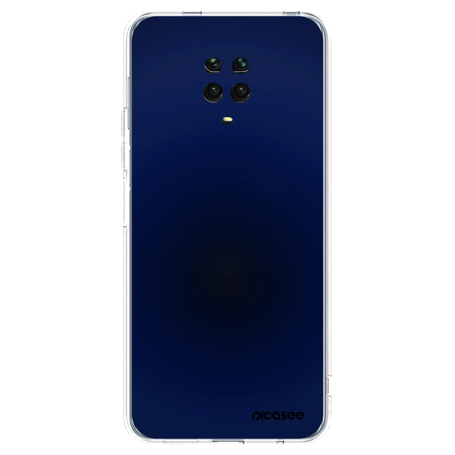 Picasee silikonski prozorni ovitek za Xiaomi Redmi Note 9S - Deep Ocean