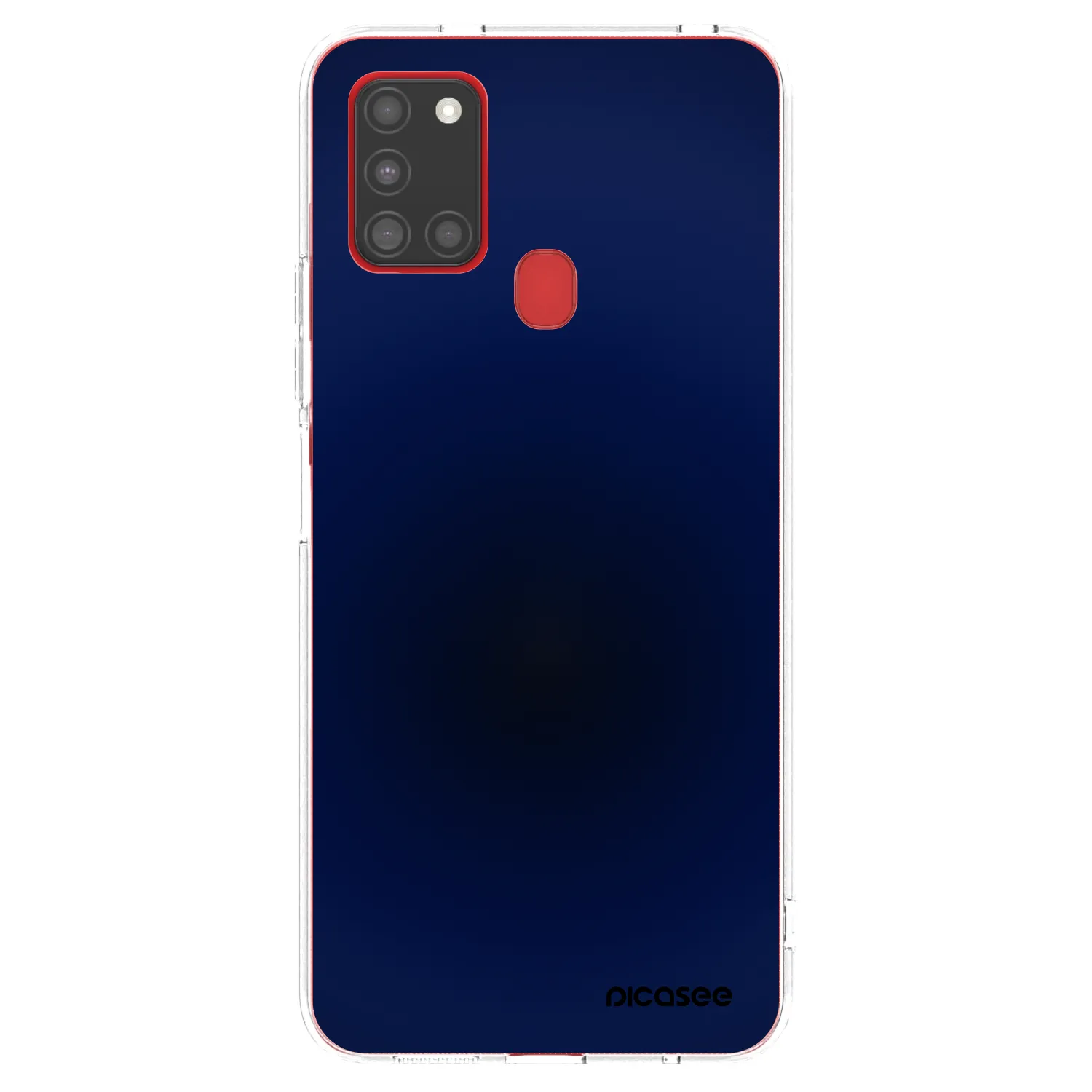Picasee silikonski prozorni ovitek za Samsung Galaxy A21s - Deep Ocean