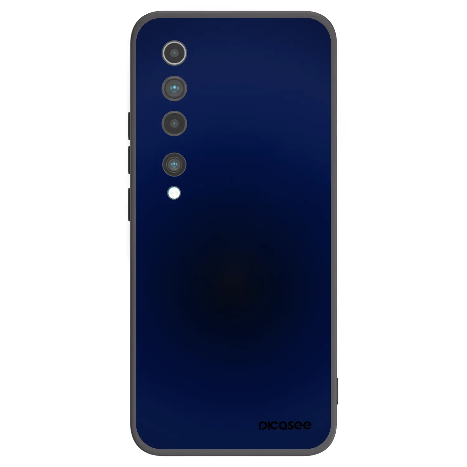 Picasee silikonski črni ovitek za Xiaomi Mi 10 - Deep Ocean