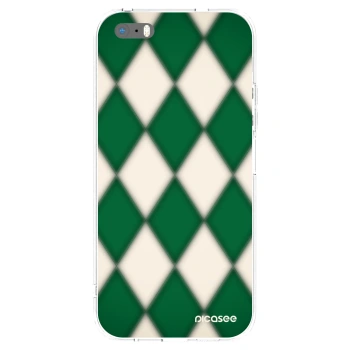 Picasee silikonski prozorni ovitek za Apple iPhone 6 Plus/6S Plus - Emerald Diamond