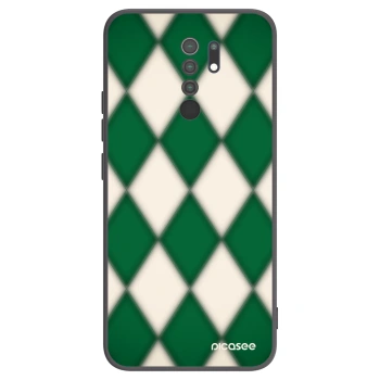 Picasee silikonski črni ovitek za Xiaomi Redmi 9 - Emerald Diamond