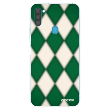 Picasee silikonski prozorni ovitek za Samsung Galaxy M11 - Emerald Diamond