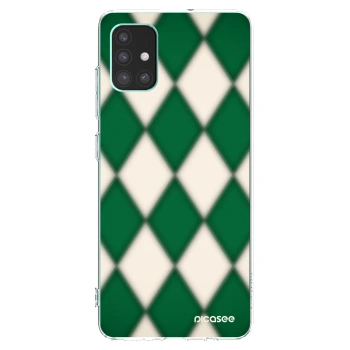 Picasee silikonski prozorni ovitek za Samsung Galaxy M51 M515F - Emerald Diamond