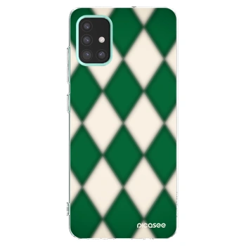 Picasee silikonski prozorni ovitek za Samsung Galaxy M31s - Emerald Diamond