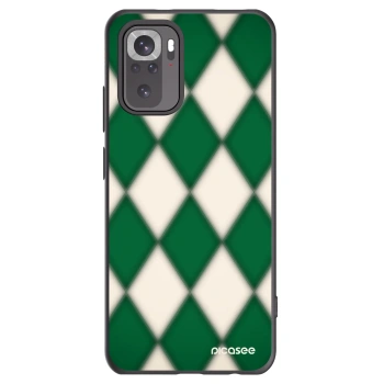 Picasee silikonski črni ovitek za Xiaomi Redmi Note 10 - Emerald Diamond