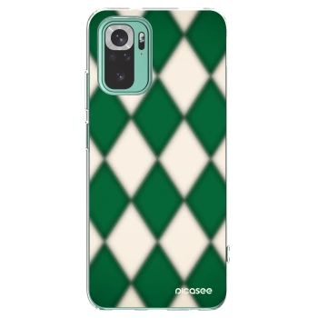 Picasee silikonski prozorni ovitek za Xiaomi Redmi Note 10 Pro - Emerald Diamond