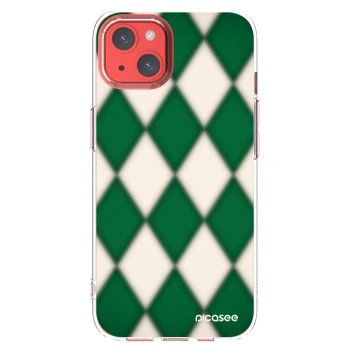 Picasee silikonski prozorni ovitek za Apple iPhone 13 - Emerald Diamond
