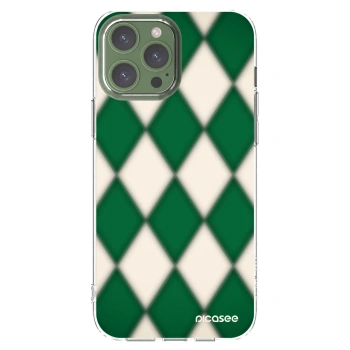 Picasee silikonski prozorni ovitek za Apple iPhone 13 Pro Max - Emerald Diamond