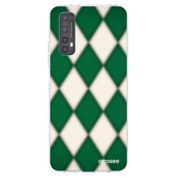 Picasee silikonski prozorni ovitek za Realme 7 - Emerald Diamond