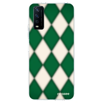 Picasee silikonski prozorni ovitek za Vivo Y11s - Emerald Diamond