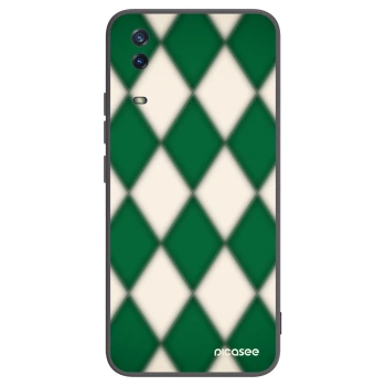 Picasee silikonski črni ovitek za Vivo Y11s - Emerald Diamond