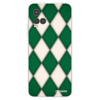 Picasee silikonski prozorni ovitek za Vivo Y33s - Emerald Diamond