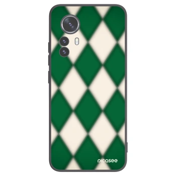 Picasee silikonski črni ovitek za Xiaomi 12 Pro - Emerald Diamond