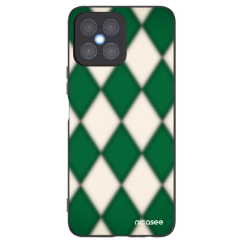 Picasee silikonski črni ovitek za Honor X8 4G - Emerald Diamond