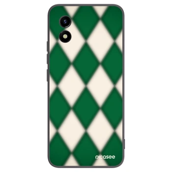 Picasee silikonski črni ovitek za Vivo Y01 - Emerald Diamond