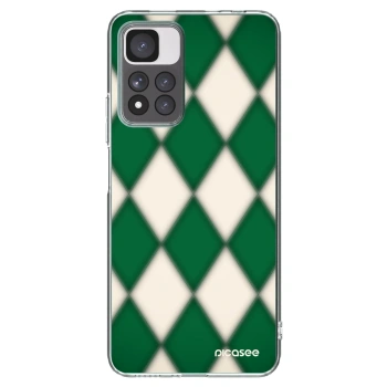 Picasee silikonski prozorni ovitek za Xiaomi Redmi Note 11 Pro+ 5G - Emerald Diamond