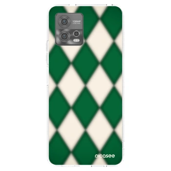 Picasee silikonski prozorni ovitek za Motorola Moto G72 - Emerald Diamond