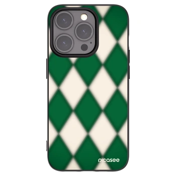 Picasee silikonski črni ovitek za Apple iPhone 15 Pro - Emerald Diamond