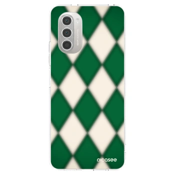 Picasee silikonski prozorni ovitek za Motorola Moto G51 - Emerald Diamond