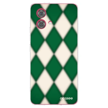 Picasee silikonski prozorni ovitek za Motorola Moto G84 5G - Emerald Diamond