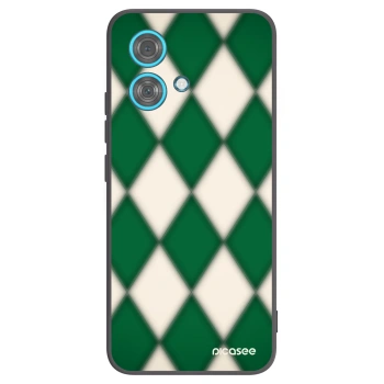 Picasee silikonski črni ovitek za Motorola Edge 40 Neo - Emerald Diamond
