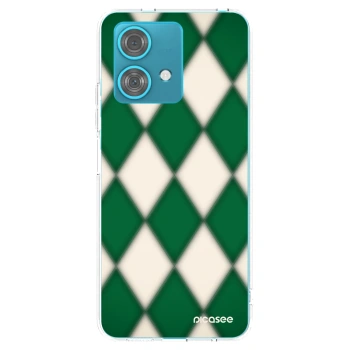 Picasee silikonski prozorni ovitek za Motorola Edge 40 Neo - Emerald Diamond