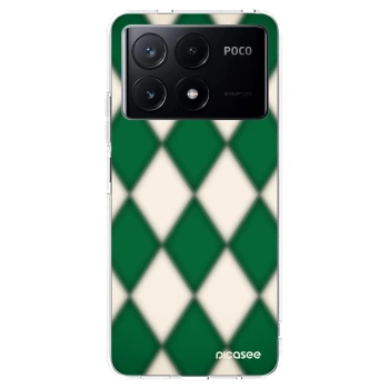 Picasee silikonski prozorni ovitek za Xiaomi Poco X6 Pro - Emerald Diamond