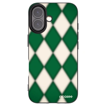 Picasee silikonski črni ovitek za Apple iPhone 16 - Emerald Diamond