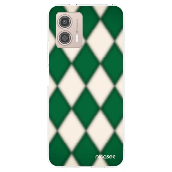 Picasee silikonski prozorni ovitek za Motorola Moto G53 5G - Emerald Diamond