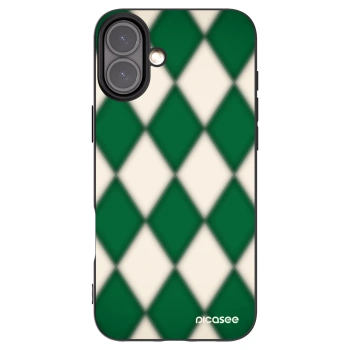 Picasee silikonski črni ovitek za Apple iPhone 16 Plus - Emerald Diamond