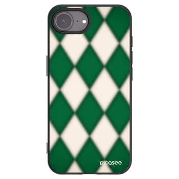 Picasee silikonski črni ovitek za Apple iPhone 16e - Emerald Diamond
